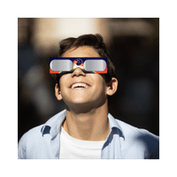 Boy wearing Solar Eclipse Glasses