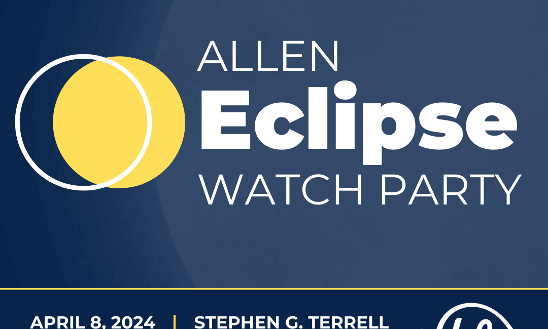 Stephen G. Terrell Community Park graphic for solar eclipse