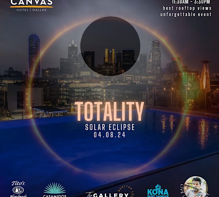 CANVAS Hotel graphic for solar eclipse