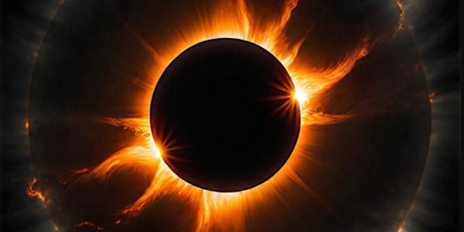 Horizon Unitarian Universalist Church graphic for solar eclipse