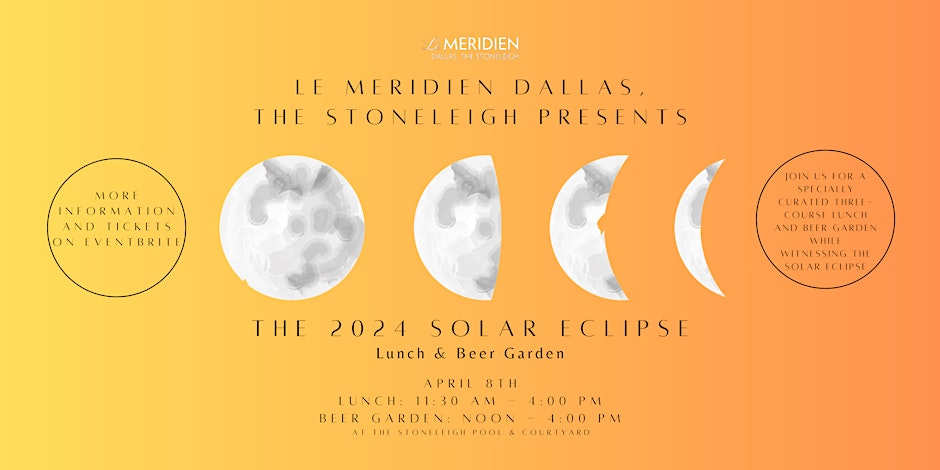 Le Meridien Dallas, The Stoneleigh graphic for solar eclipse