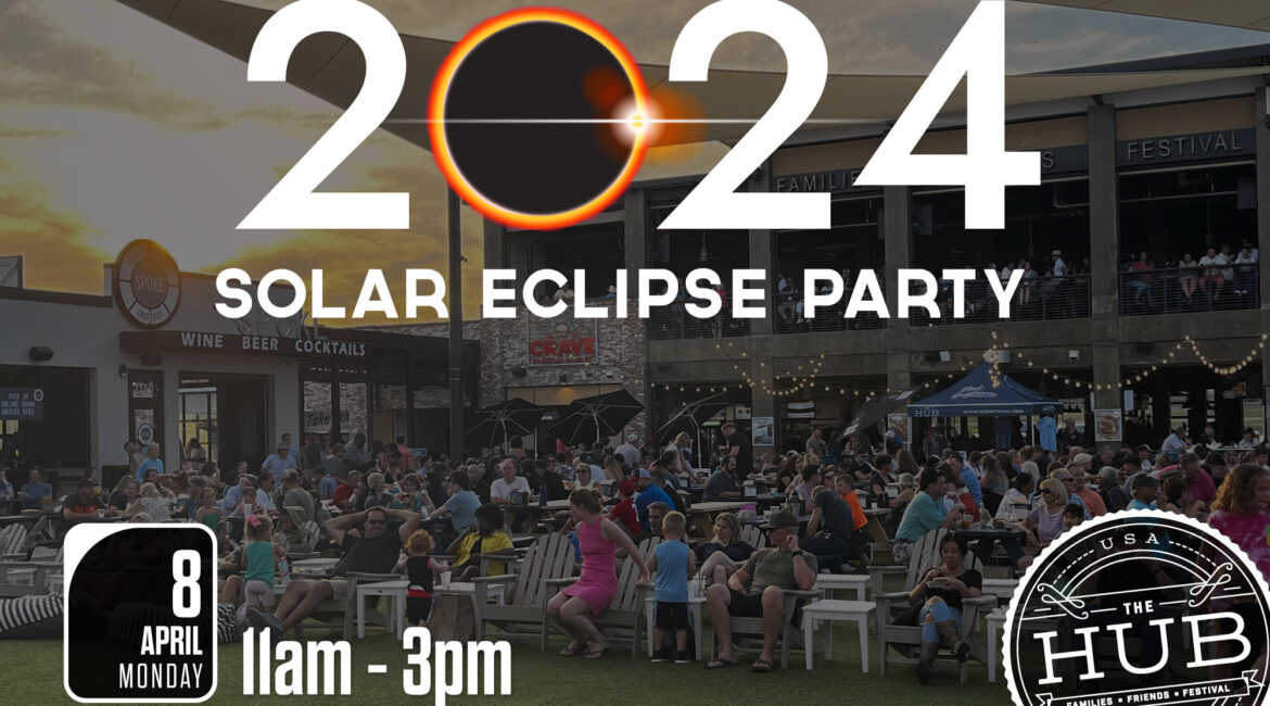 The HUB graphics for solar eclipse