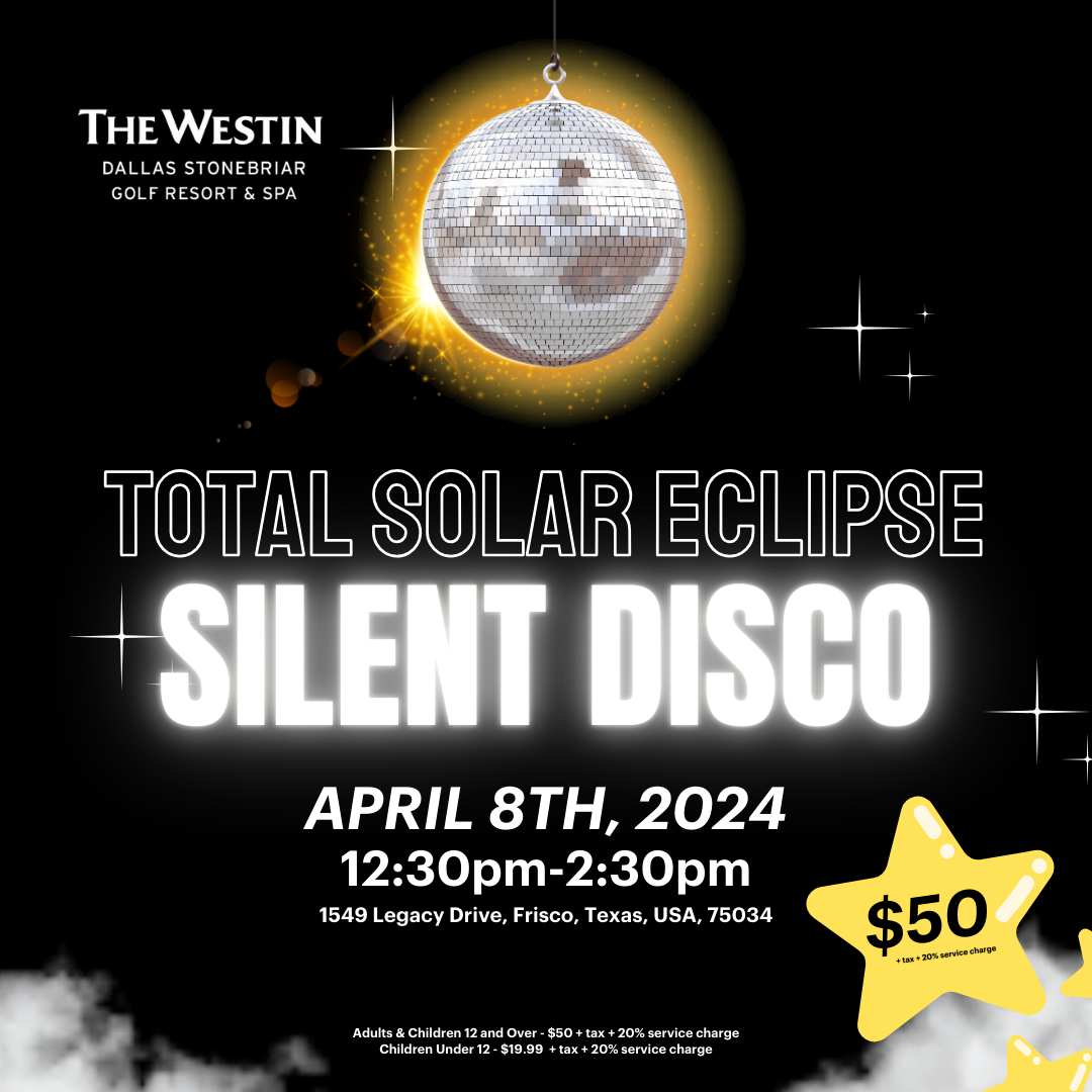 The Westin Dallas graphic for solar eclipse