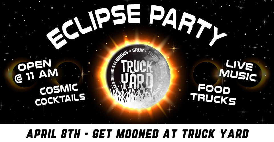 Truck Yard graphic for solar eclipse